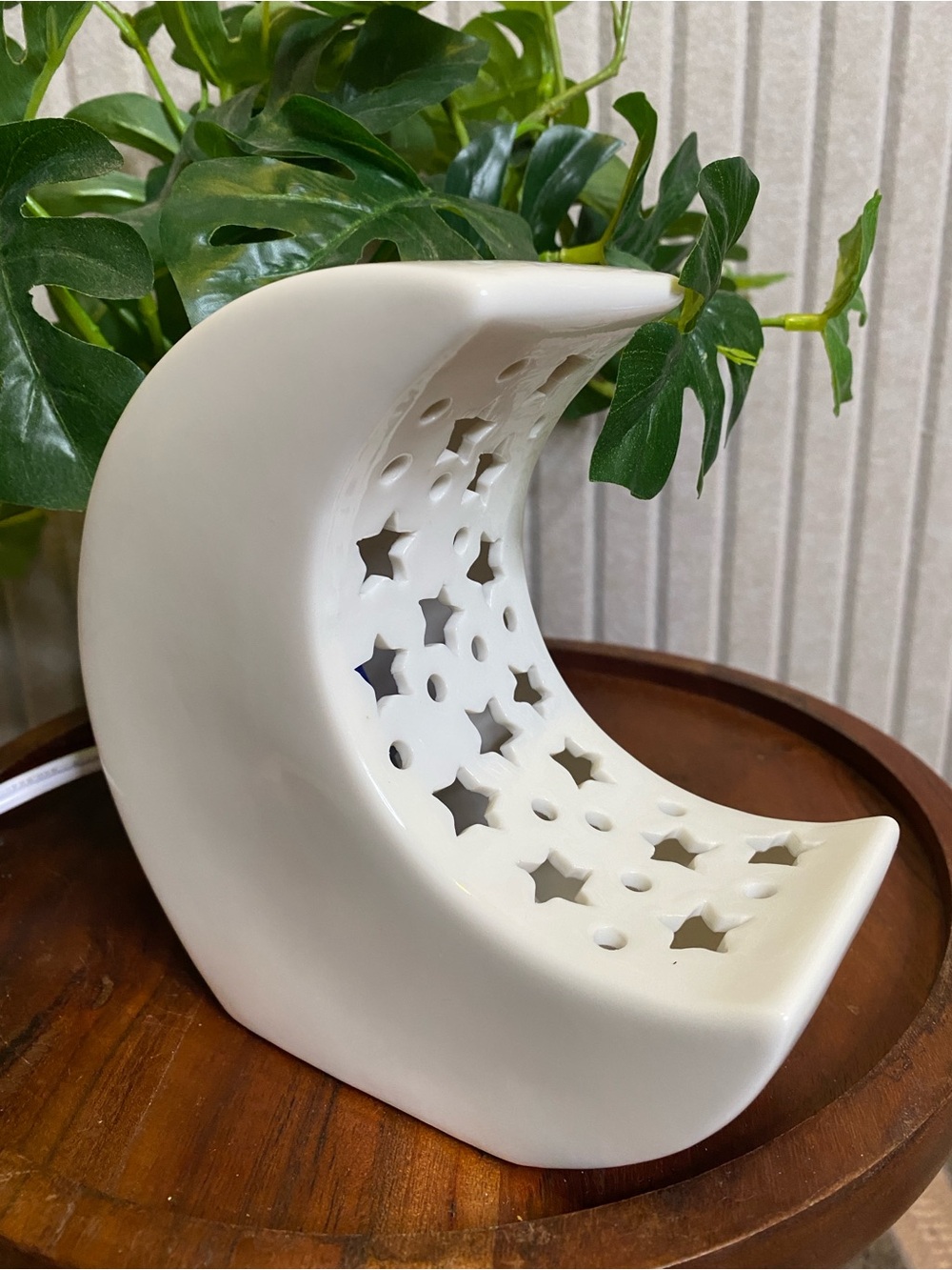 Ceramic moon and star lamp Whimsical Celestial Night Light